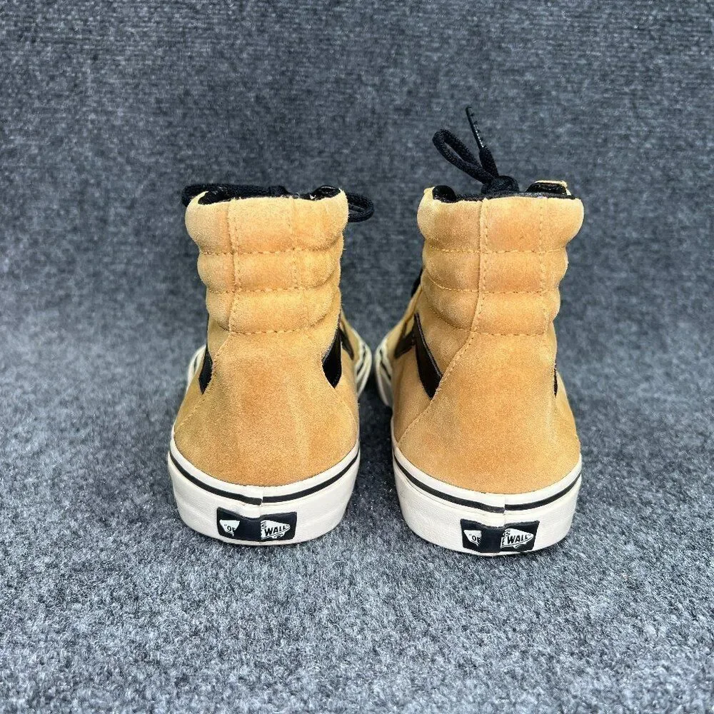 Vans Old Skool Sneakers Men's Size 9.5 Tan Suded Athletic High Top Skate‎ Shoes